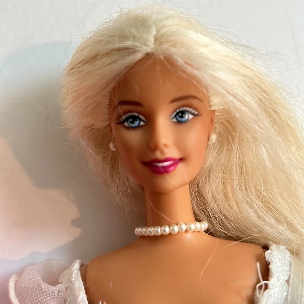 5 vintage collectible Barbie dolls Belle Cinderella Rapunzel Bride Princess